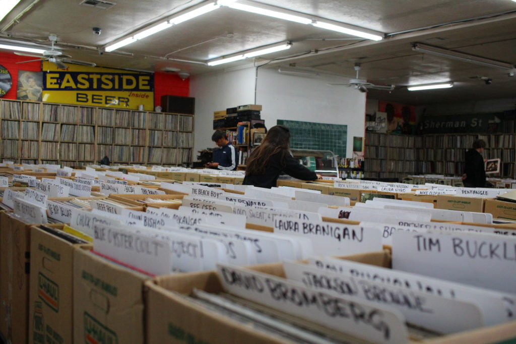Tons of vinyl to dig through at Jupiter Records & Tapes