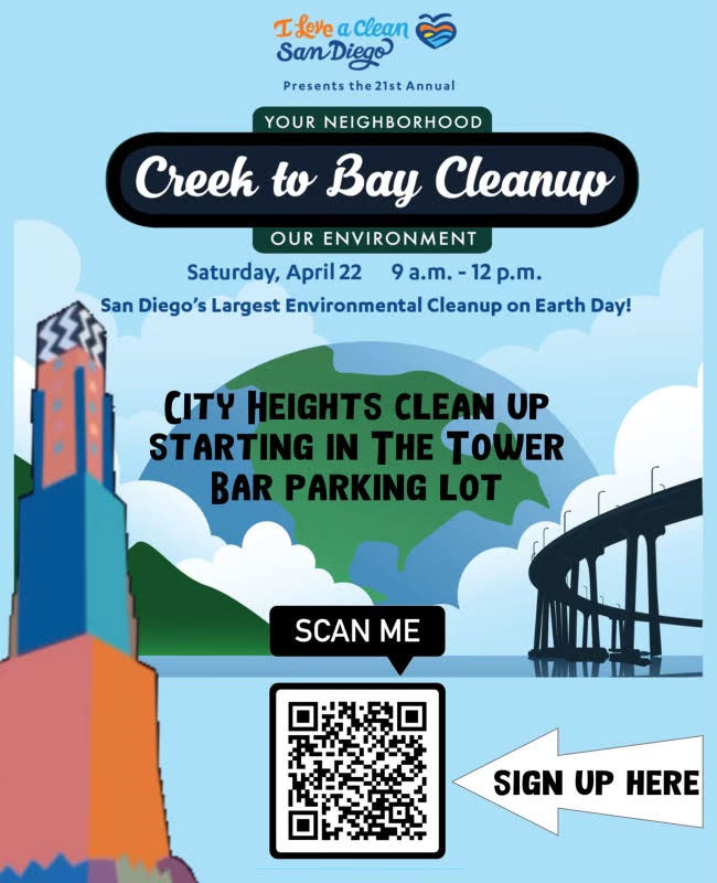 Creek to Bay Cleanup Flyer
