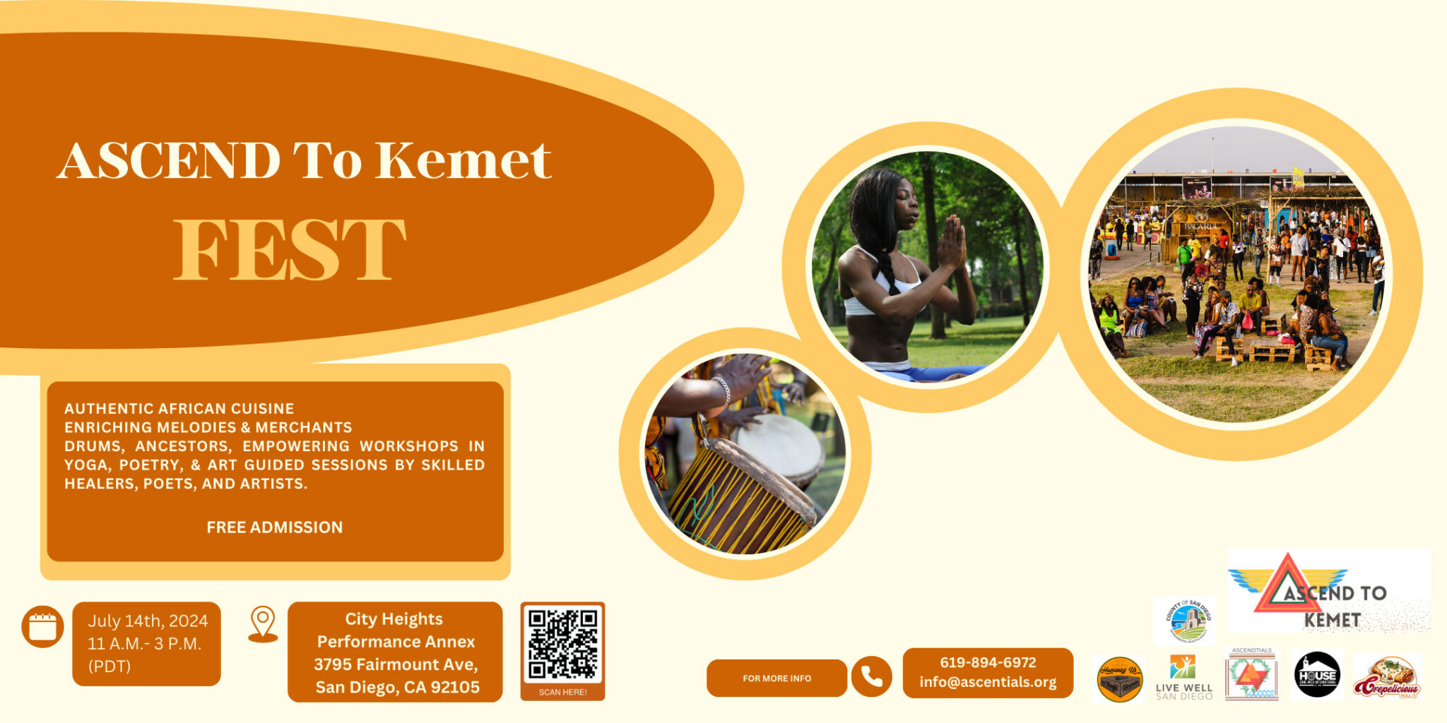 ASCEND to Kemet Fest - Sunday July 14, 11am-3pm