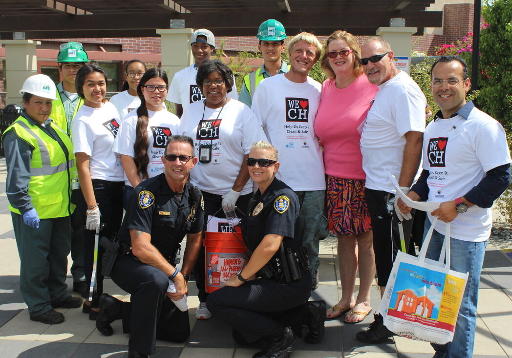 Volunteers of the Clean & Safe coalition